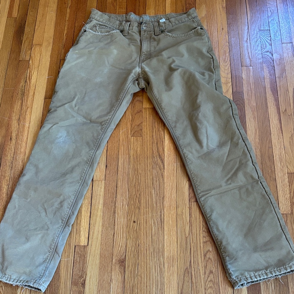 Eddie Bauer Men's fleece lined pants. 34 x 34.